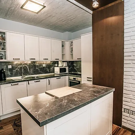 Desing Flat N2 Port - Designer - Own Parking - Streaming - 2 Baths - Wash&dry Daire Burgaz