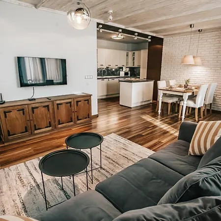 Desing Flat N2 Port - Designer - Own Parking - Streaming - 2 Baths - Wash&dry * Burgaz