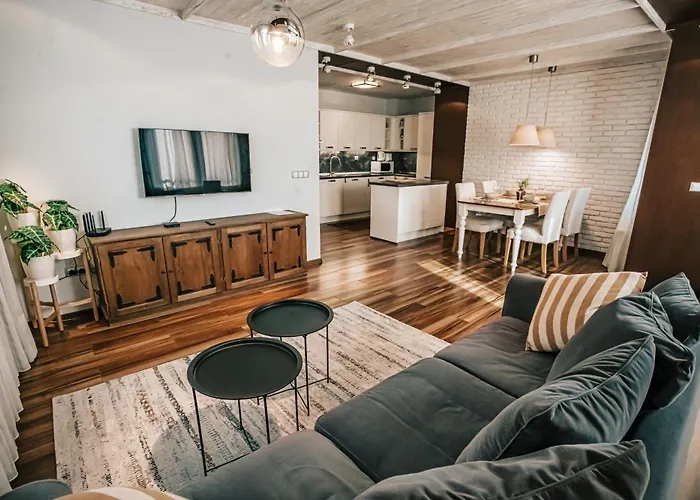 Desing Flat N2 Port - Designer - Own Parking - Streaming - 2 Baths - Wash&dry * Burgaz